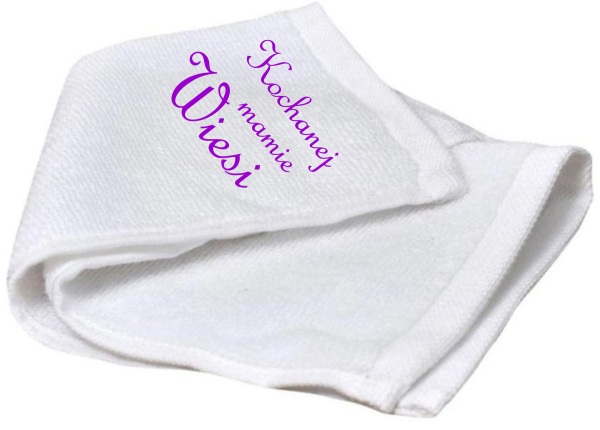 ręcznik z haftem